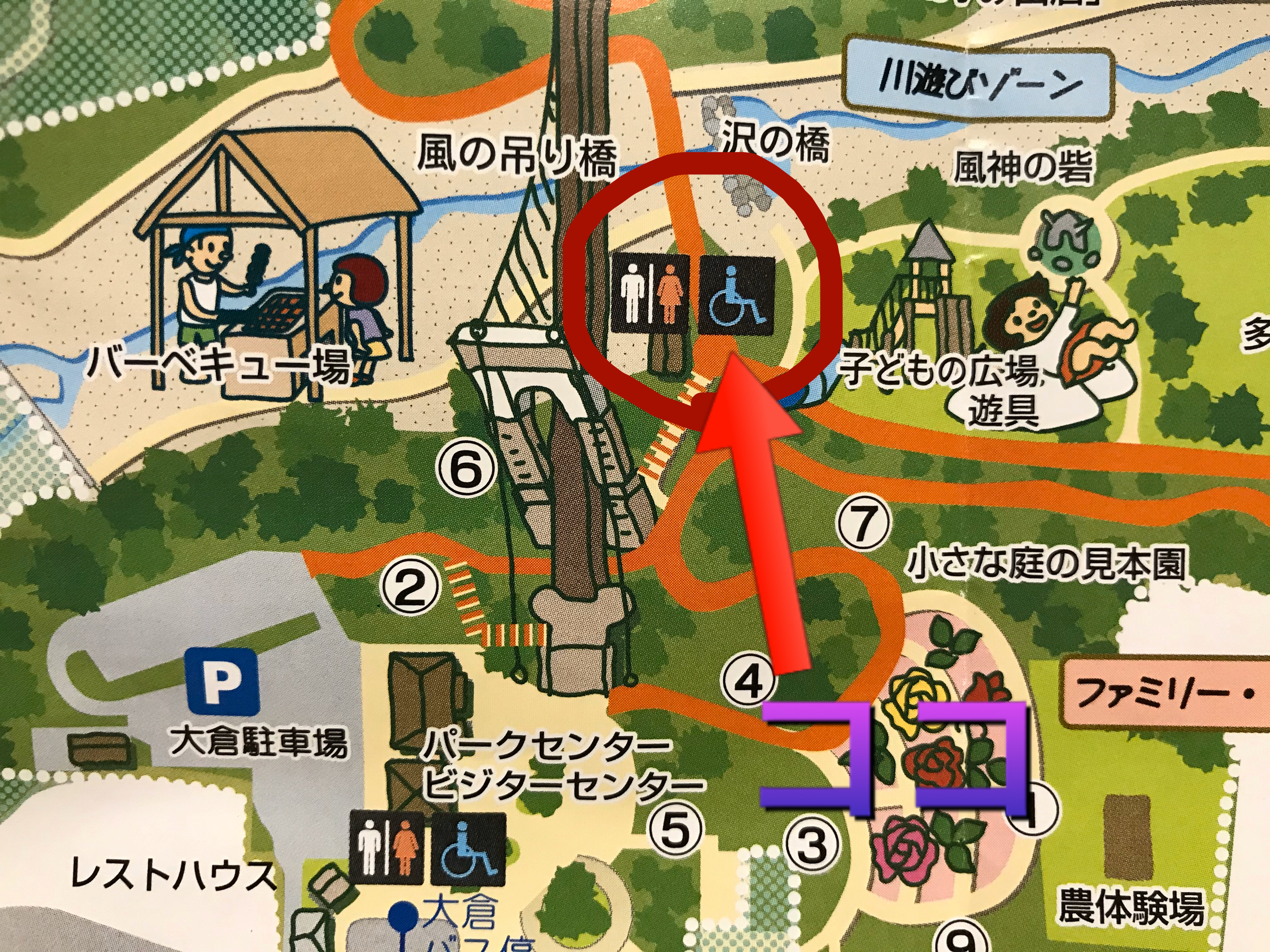 戸川公園バーベキュー場の地図