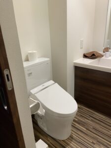 ラグーナテンボス変なホテルのトイレ